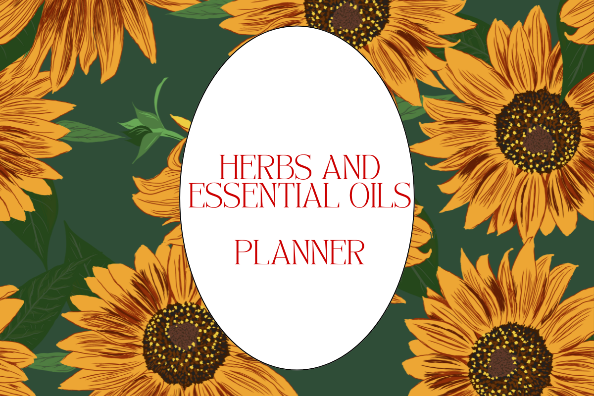 Herbs and Essential Oils Planner Graphic by TopStorePro · Creative Fabrica