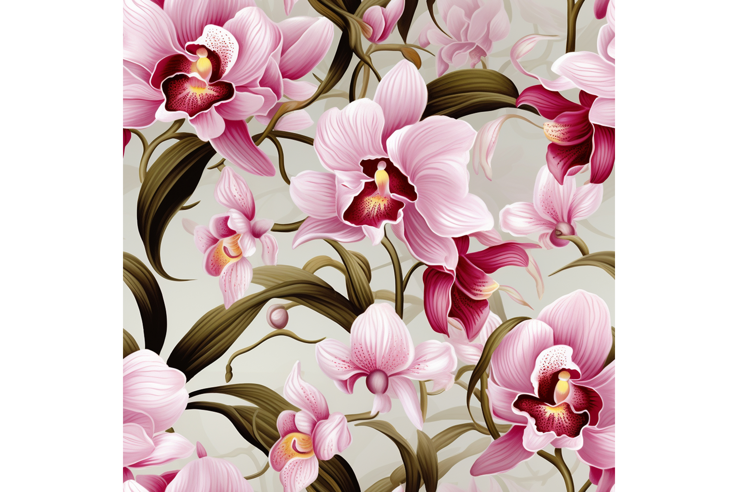 Pink Floral Pattern Graphic by Ranya Art Studio · Creative Fabrica
