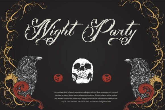 Misthycal Font PNG with transparent background - Preview 3