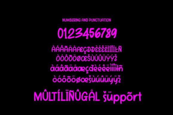 Morning Times Font PNG with transparent background - Preview 3