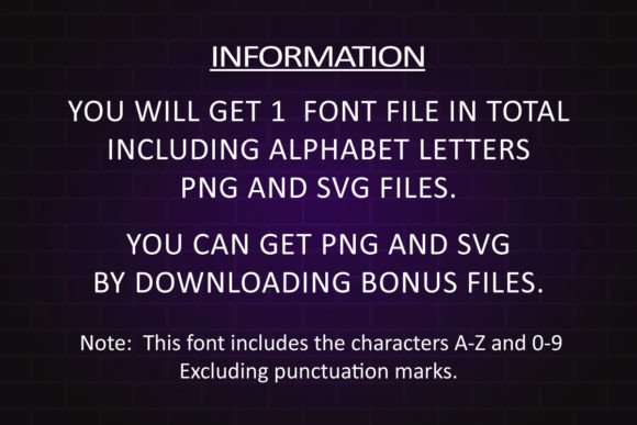 Neon Colored Font PNG with transparent background - Preview 6