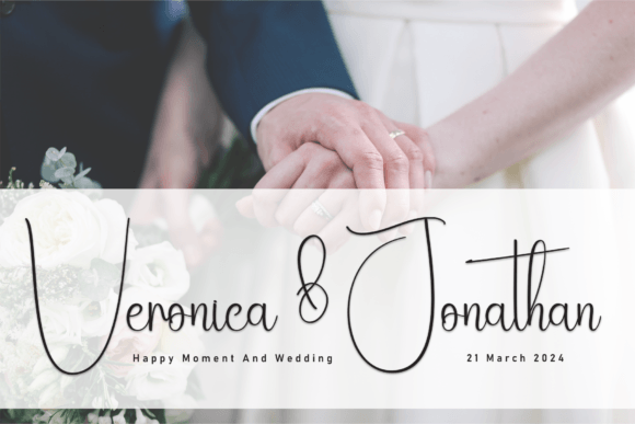 Simple Beautiful Font PNG with transparent background - Preview 1