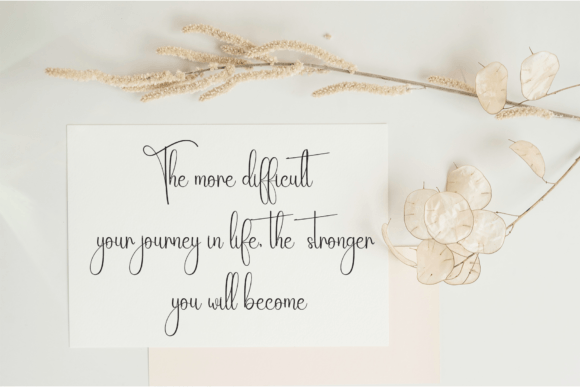Simple Beautiful Font PNG with transparent background - Preview 2