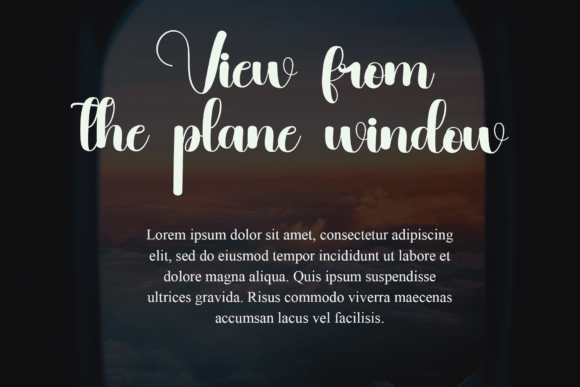 Airplane Font - Preview 6