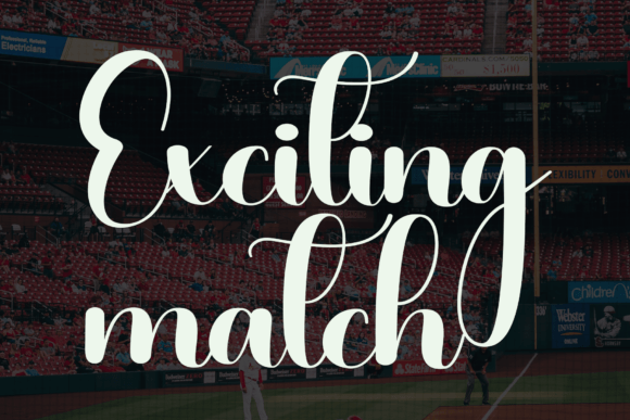 Baseball Font - Preview 6