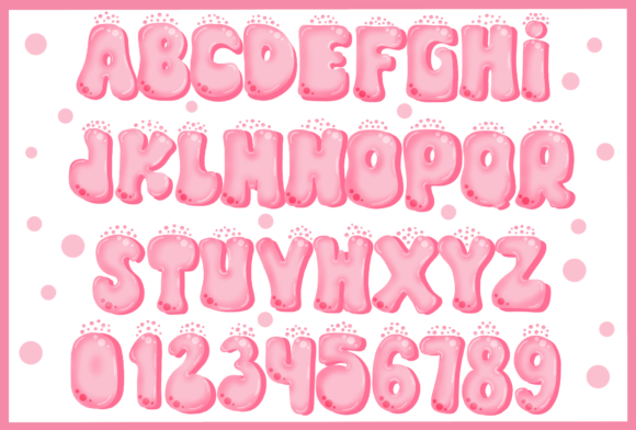 Bubble Gam Font - Preview 2
