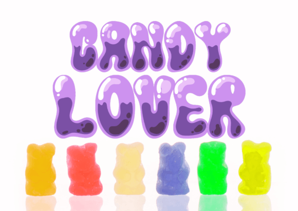 Bubble Grape Jelly Font - Preview 3