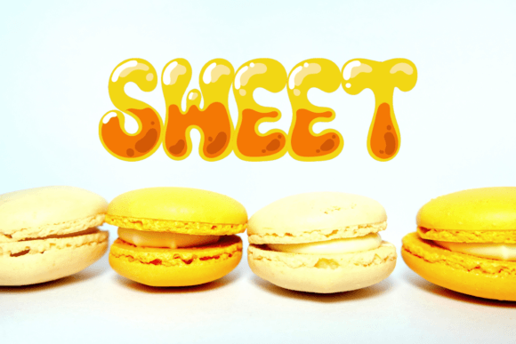 Bubble Honey Jelly Font - Preview 2
