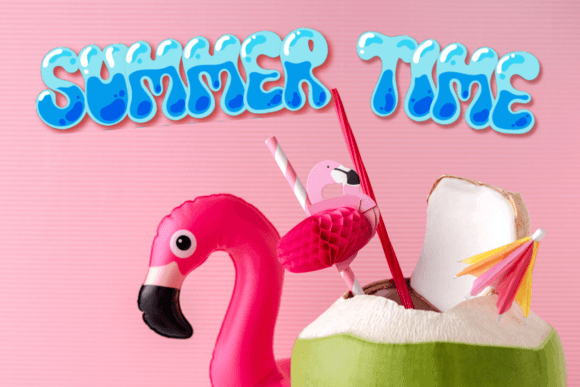 Bubble Soda Jelly Font - Preview 2