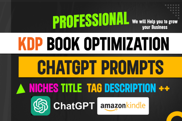 ChatGPT Prompts for KDP Success Graphic by KDP Studio · Creative Fabrica