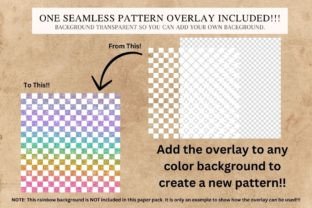 Checkerboard Retro Bright Digital Paper Graphic by Feather Flair Art ...