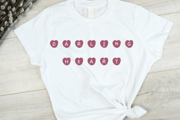 Darling Heart Font - Preview 4