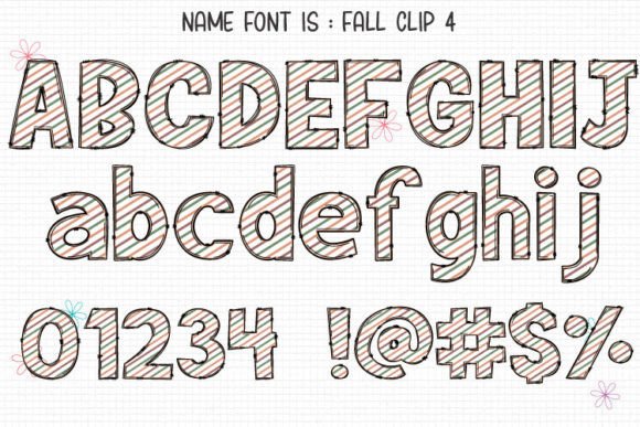 Fall Clip Font - Preview 4