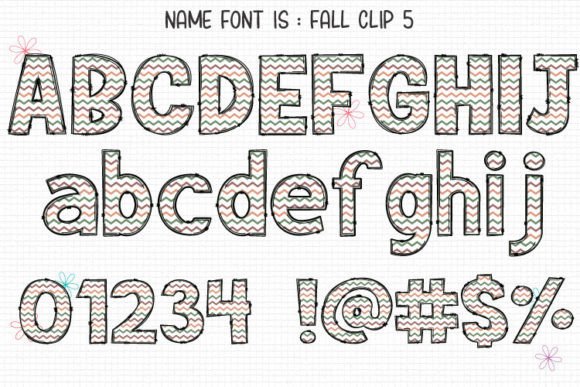 Fall Clip Font - Preview 5