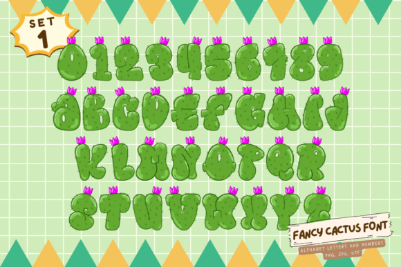 Fancy Cactus Font - Preview 1