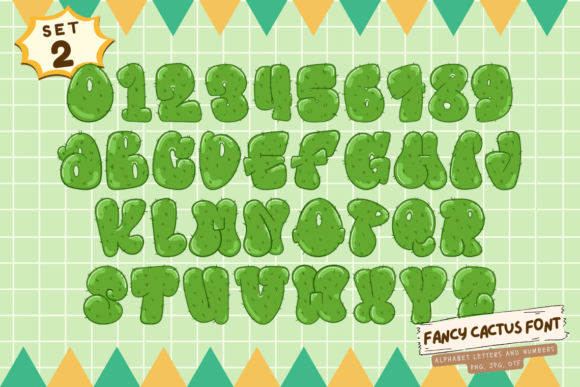 Fancy Cactus Font - Preview 2