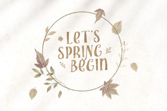 Foliage Story Font - Preview 4