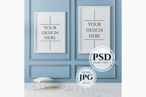 Frame Mockup, Wall Art Mockup Graphic Frames & Posters By AWRSMdesign