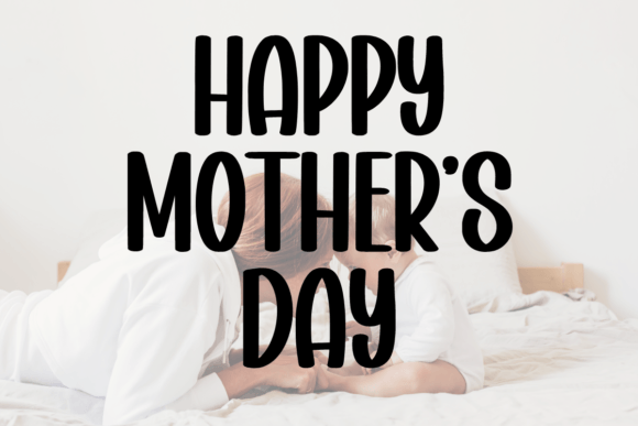 Mama Loves Font font preview - 2