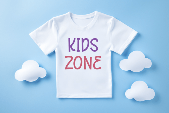 Rainbow Friendly Font PNG with transparent background - Preview 5