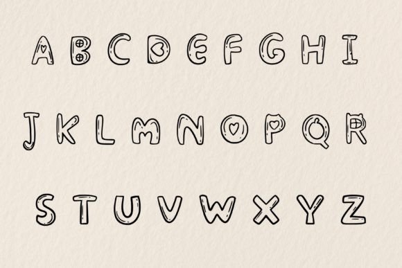 Cute Font - Preview 1