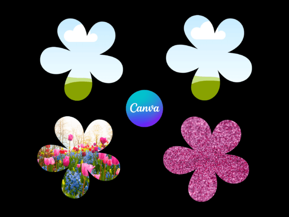 Flower Canva Frame