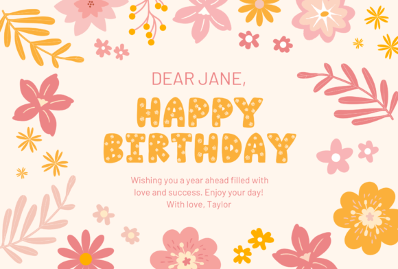 Flower Font - Preview 2