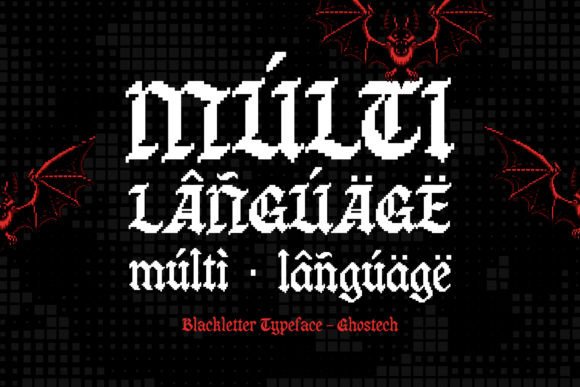 Ghostech Font - Preview 3