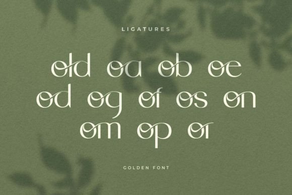 Golden Font - Preview 5