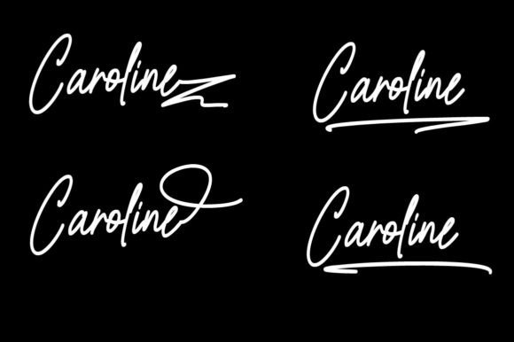 Marriage Font PNG with transparent background - Preview 3
