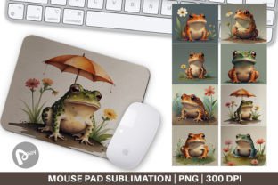 Mouse Pad Illustration Frog Graphic by Artnoy · Creative Fabrica