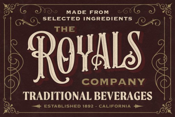 Ronders Font PNG with transparent background - Preview 1