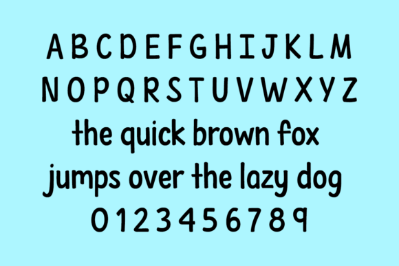 Sassy Raccoon Font PNG with transparent background - Preview 1