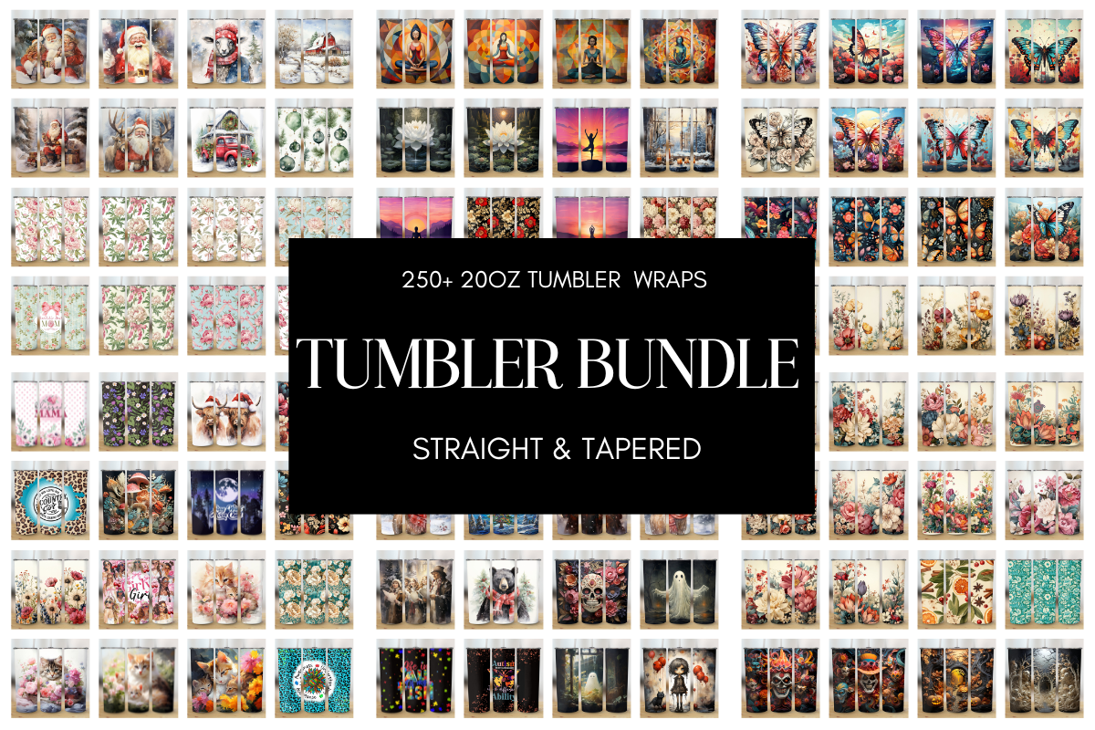 20oz Tumbler Wrap Design Bundle Graphic by melina wester · Creative Fabrica