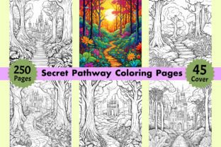 250 Secret Pathways Coloring Pages Kdp Graphic by WinSum Art · Creative ...
