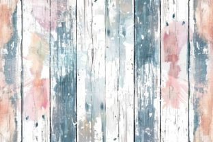 Abstract Painted Wooden Texture