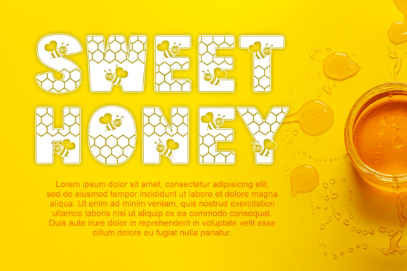 Bee Sweet Font - Preview 1