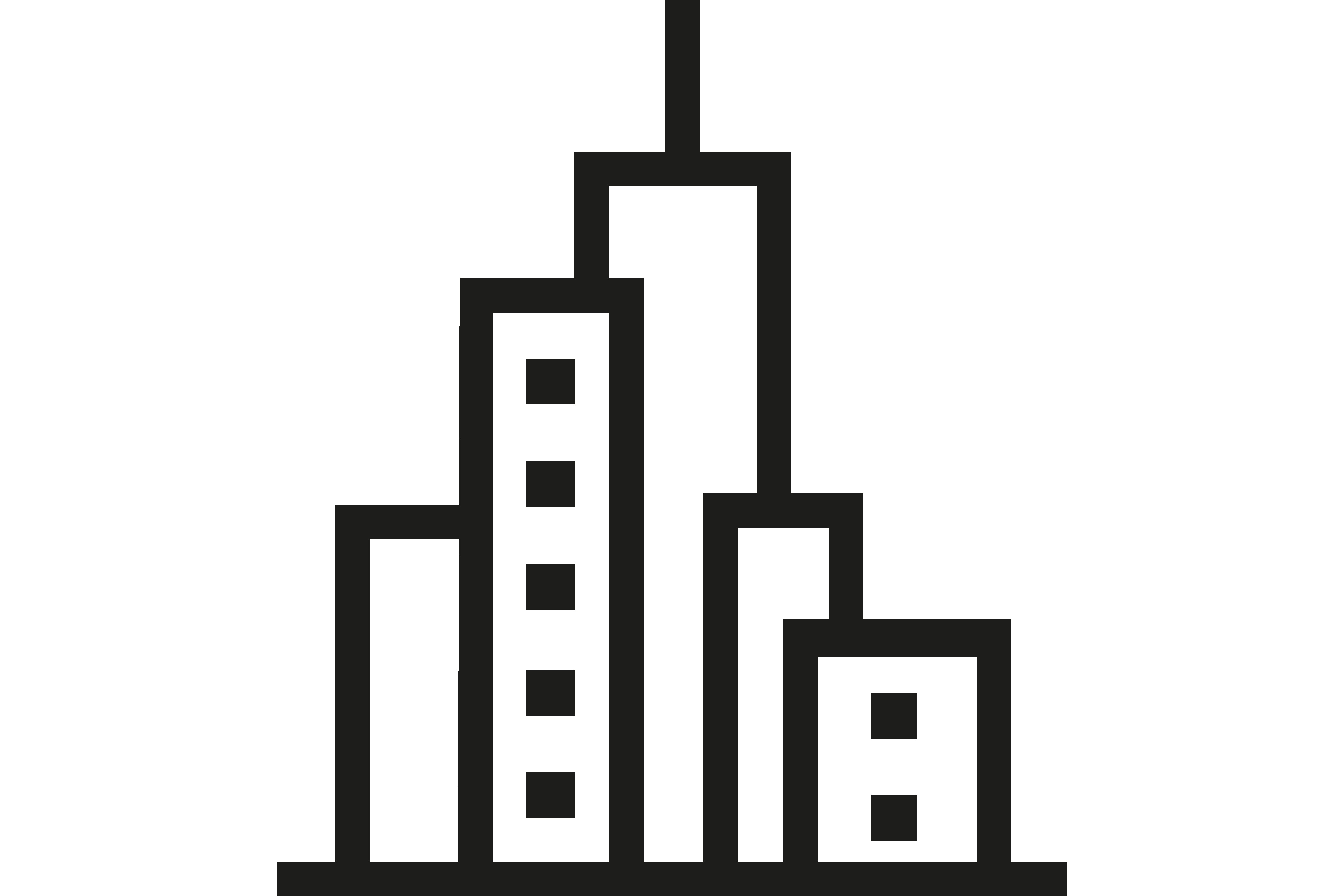 Big City Line Icon. Downtown, Skyscraper Graphic by pch.vector ...