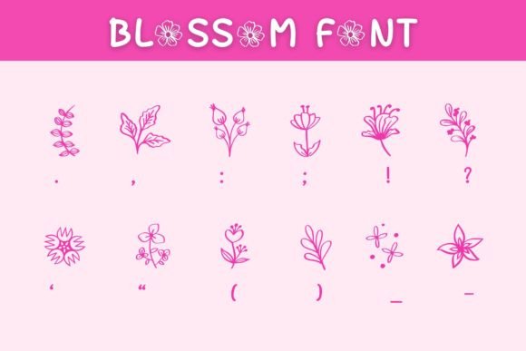Blossom Font - Preview 6