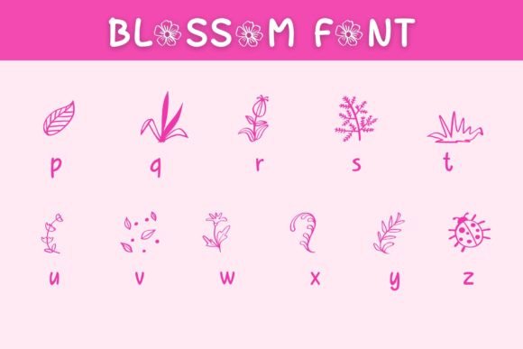 Blossom Font - Preview 4