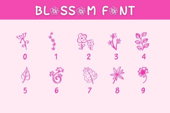 Blossom Font - Preview 5