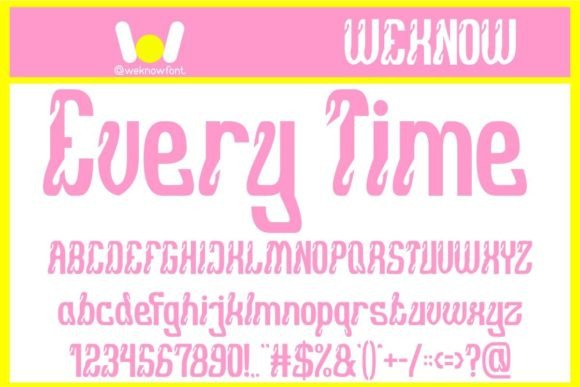 Boys and Girls Font - Preview 2