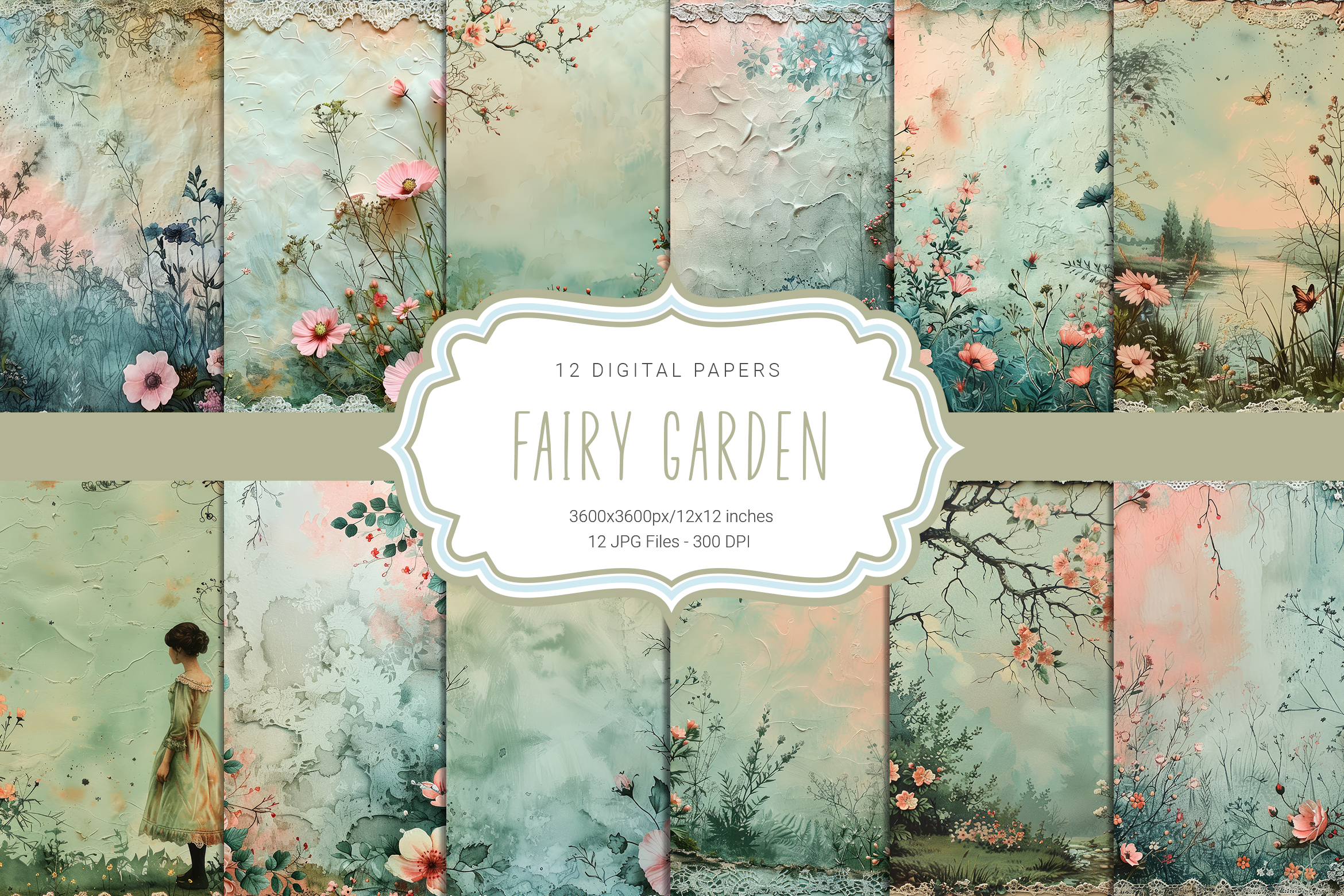 Fairy Garden Graphic by curvedesign · Creative Fabrica