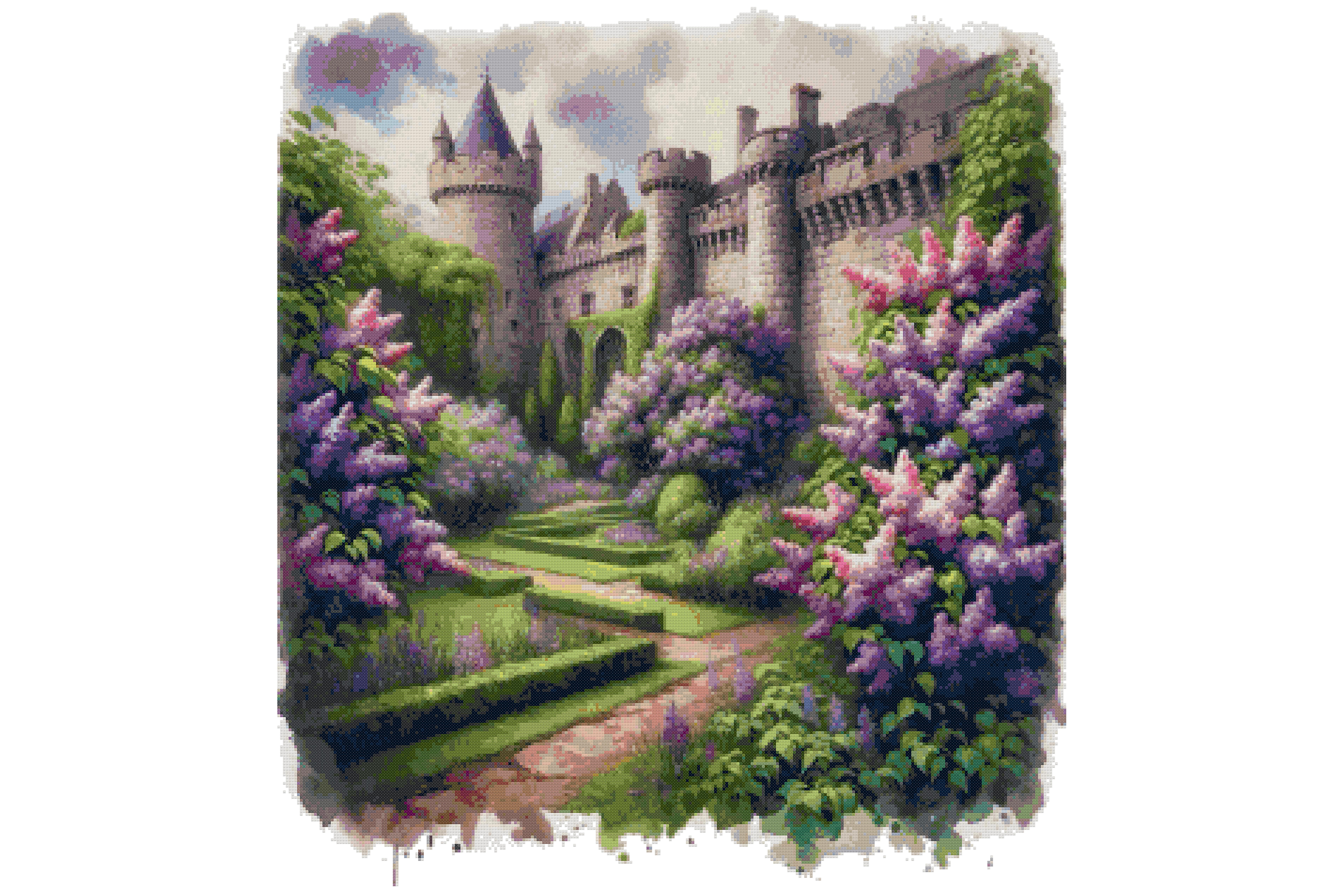 Flowers Counted Cross Stitch Patterns