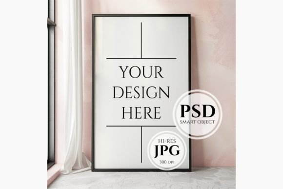 Frame Mockup, Wall Art Mockup Frame Graphic Frames & Posters By AWRSMdesign