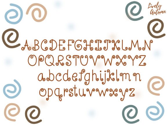 Rolly Font PNG with transparent background - Preview 1
