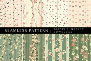 Sakura Dream Seamless Patterns Graphic by Inknfolly · Creative Fabrica