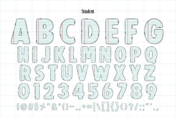 Back to School Font - Preview 2