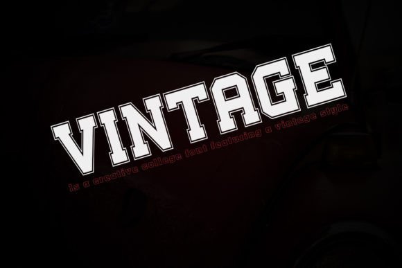College Font - Preview 5