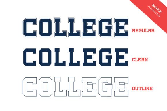 College Font - Preview 6